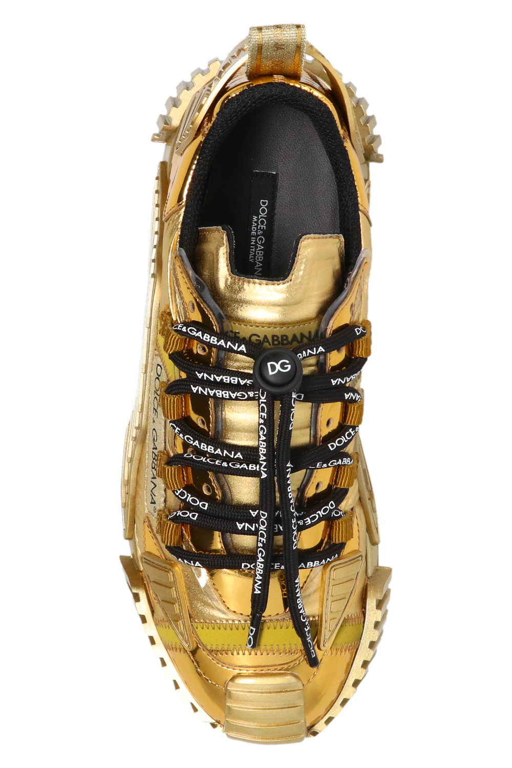 Dolce and gabbana hot sale gold shoes